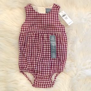 Baby GAP Gingham Bubble Romper